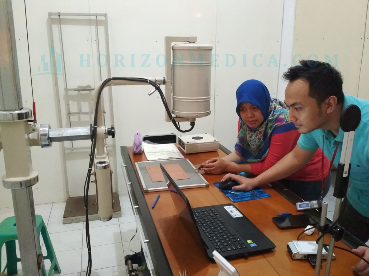 Pendampingan Uji Kesesuaian UKES pesawat Xray China di Kutoarjo